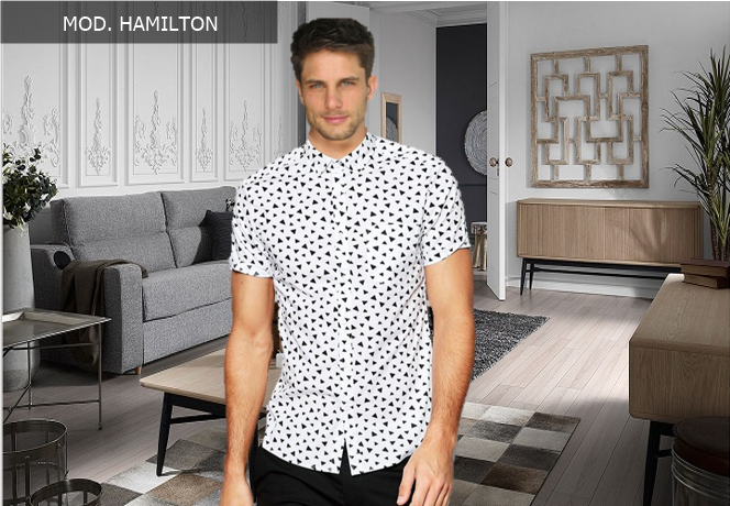 Camisa, camisa de caballero modelo MOD. HAMILTON.